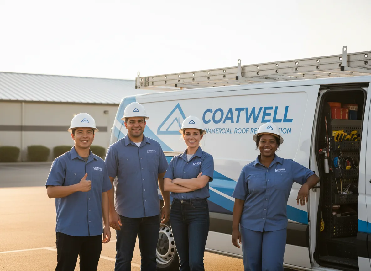 Commercial roof coating company in Enloe, TX